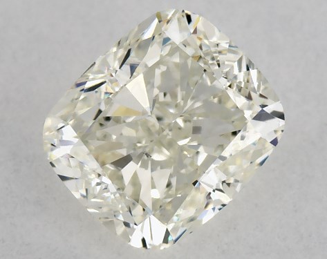 GIA 1.00 Carat K-SI1 Good Cut Cushion Modified Diamond